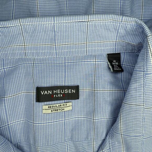 Van Heusen Flex Regular Fit Stretch Button Up Size 2XL - Picture 4 of 6